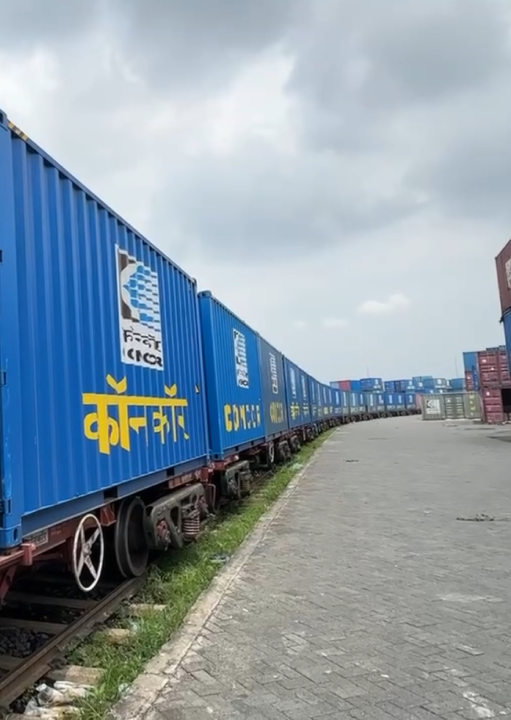 Bulk cargo shipping via rail transport companies in India